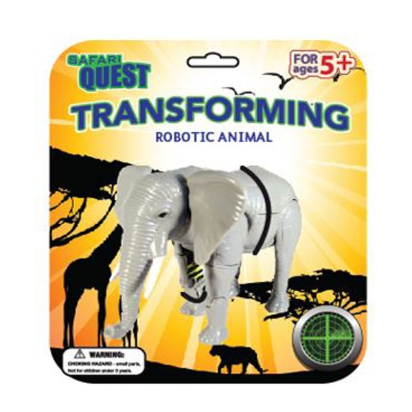 SAFARI QUEST TRANSFORMING ANIMAL ELEPHANT